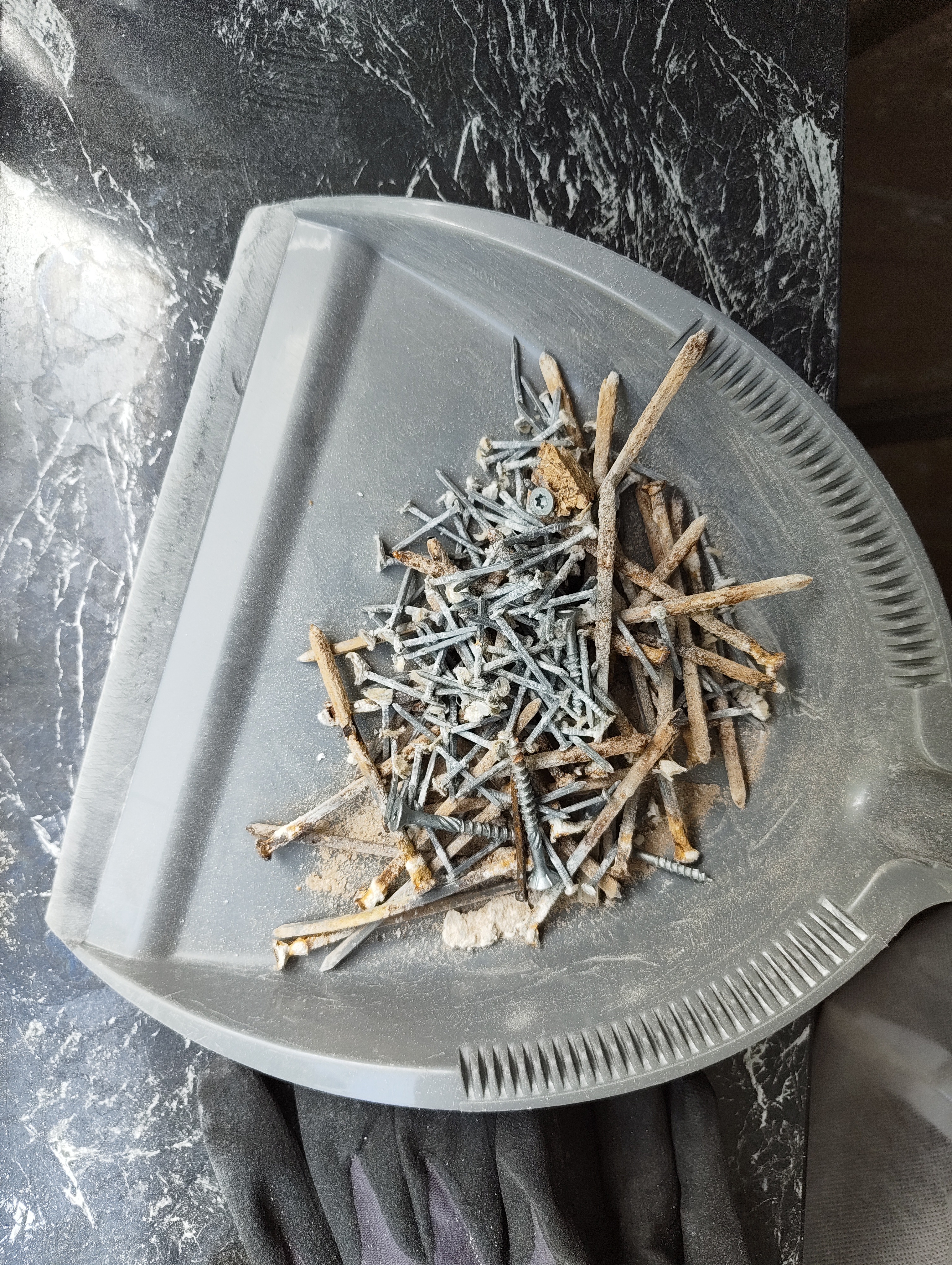 I had to remove a surprising number of nails and screws.