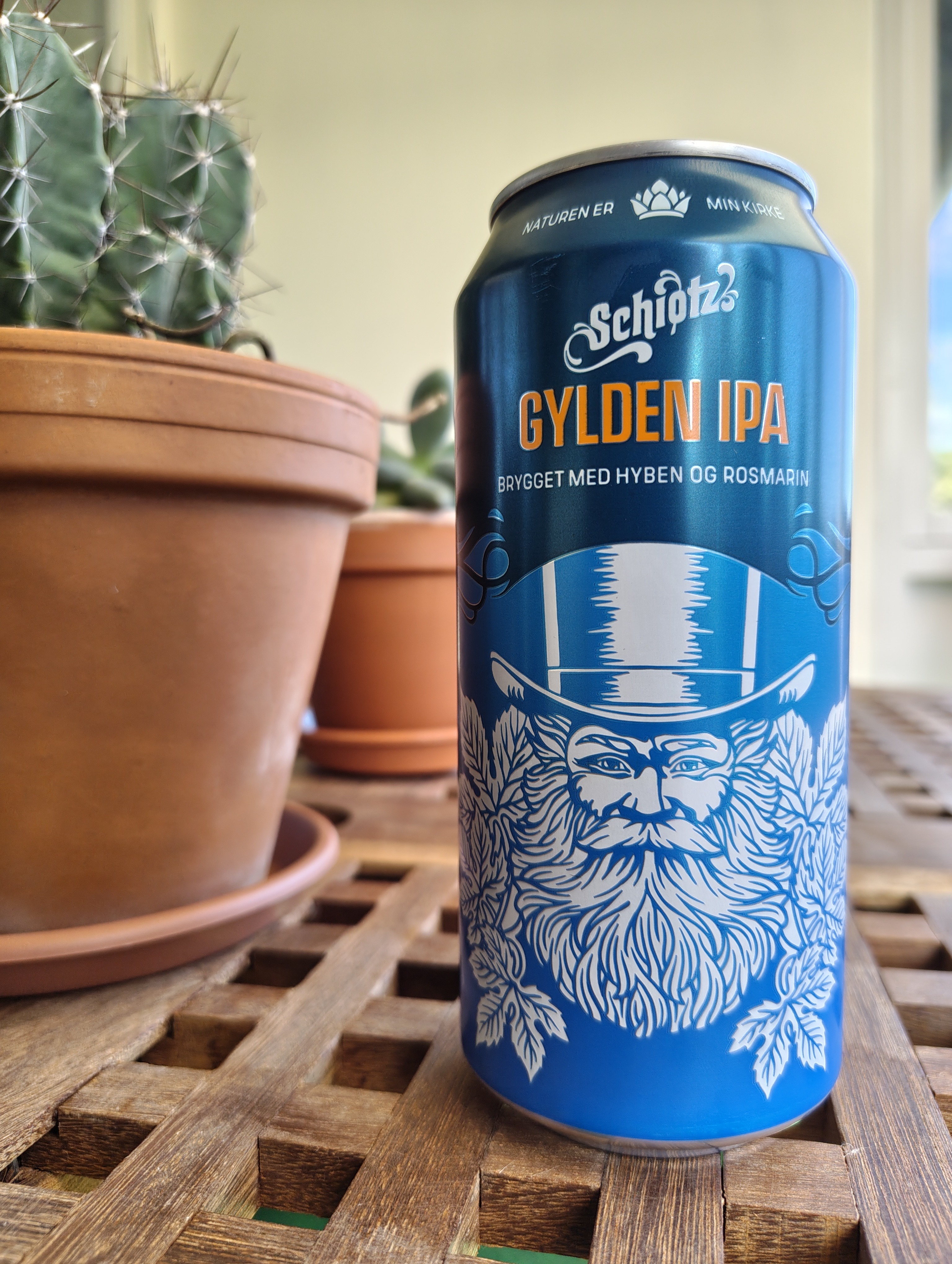 Another day, another beer. IPA with rose nips and rosemary notes. I can definitely taste rosemary. Interesting...