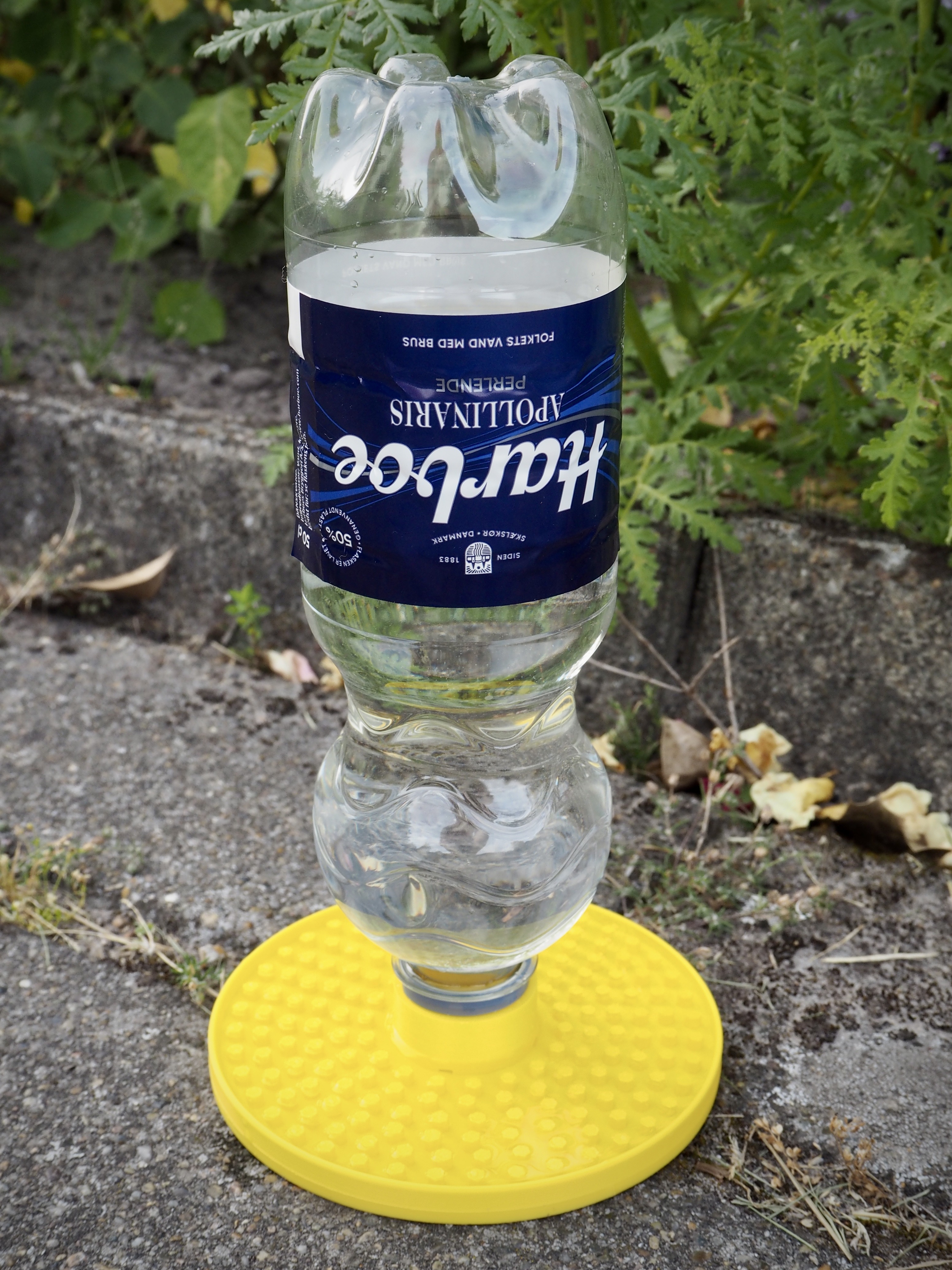 Speaking of bumblebees, we're having an unusually warm and dry July. So on a whim, I printed a bee watering station. I'm curious whether the bumblebees in our garden will appreciate my contraption.