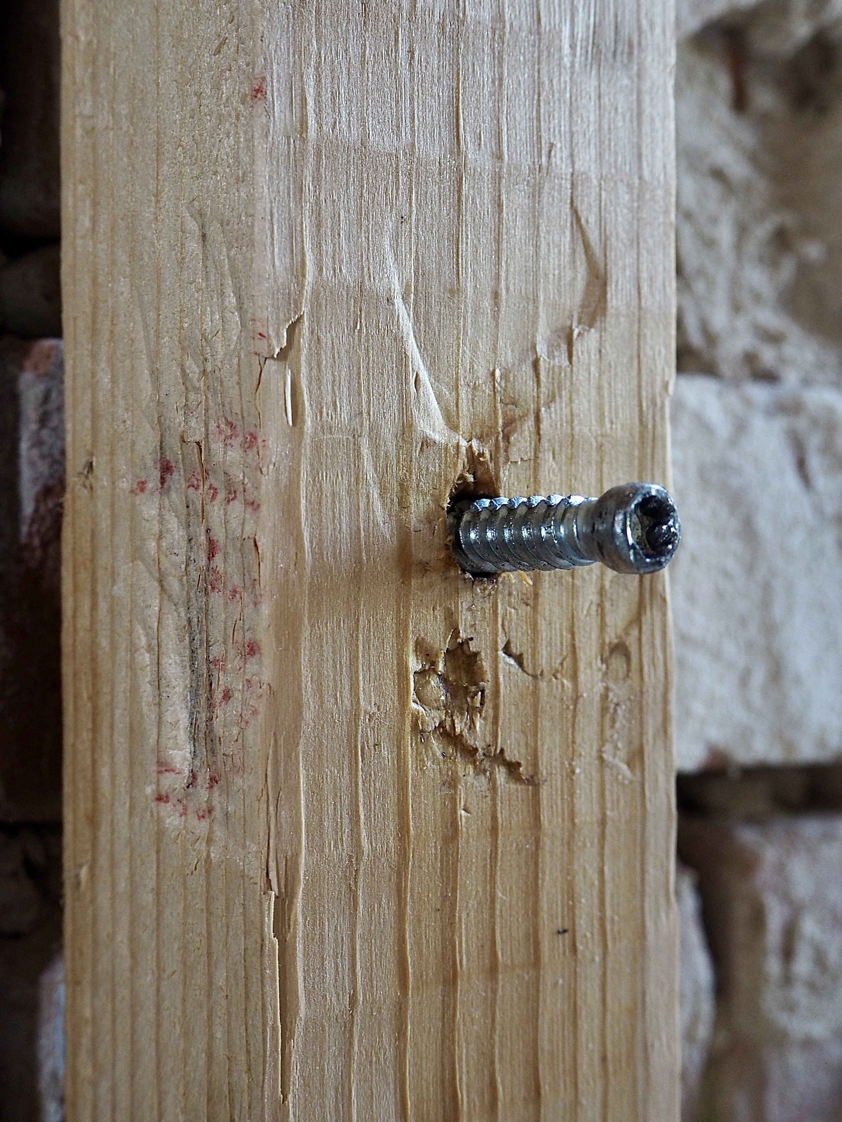 This damn screw is driving me insane. None of my tools could make it budge. A contractor fixing our roof used his more powerful screwdriver to unscrew it halfway. Except now the drive recess is stripped, and I can't get the screw to move any further, no matter how hard I try.