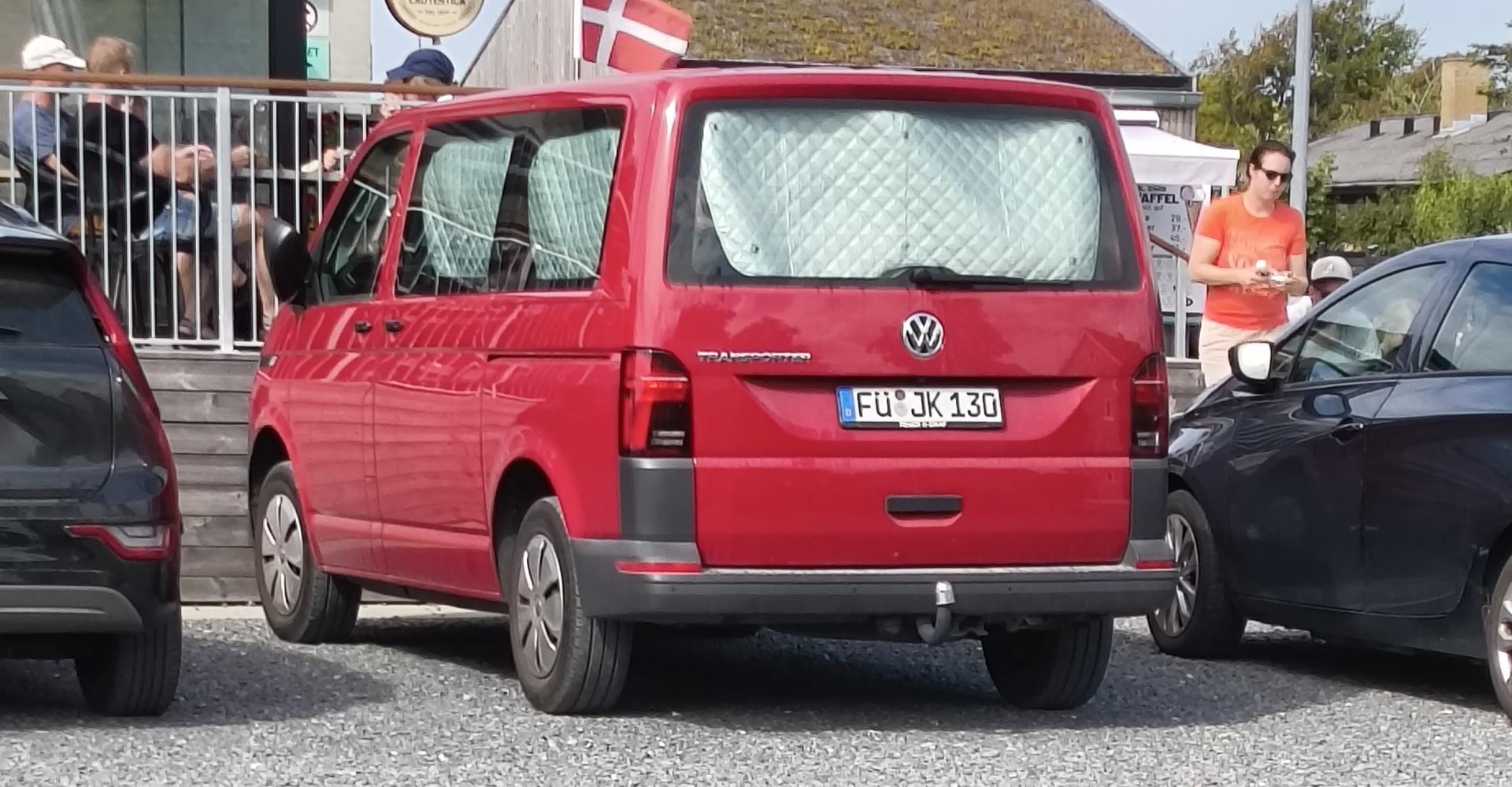 Malene spotted a minivan from Fürth today! In Tversted of all places.