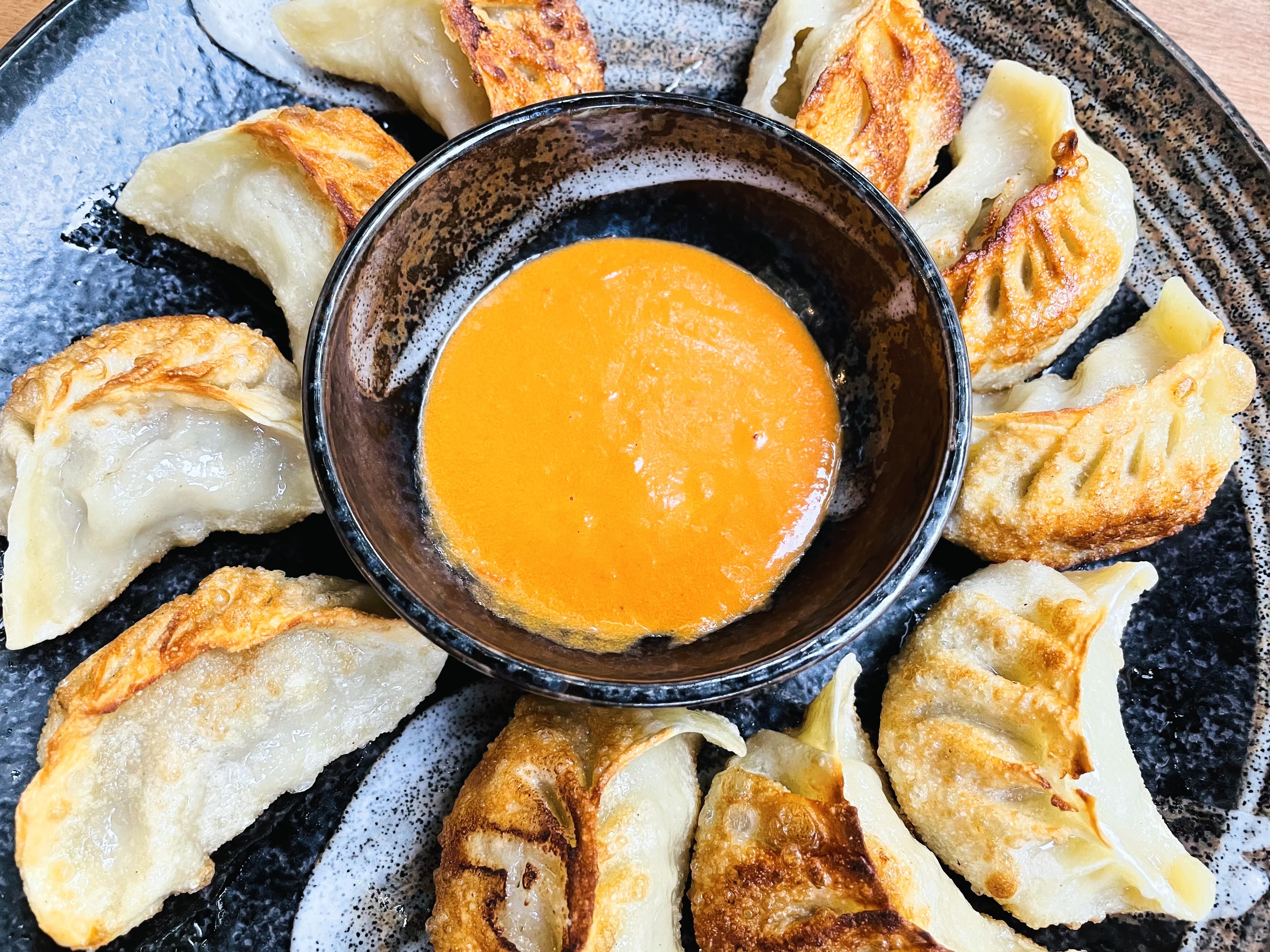 Back to food porn: Tibetan momos courtesy of the Tibet Dawa Momo restaurant.