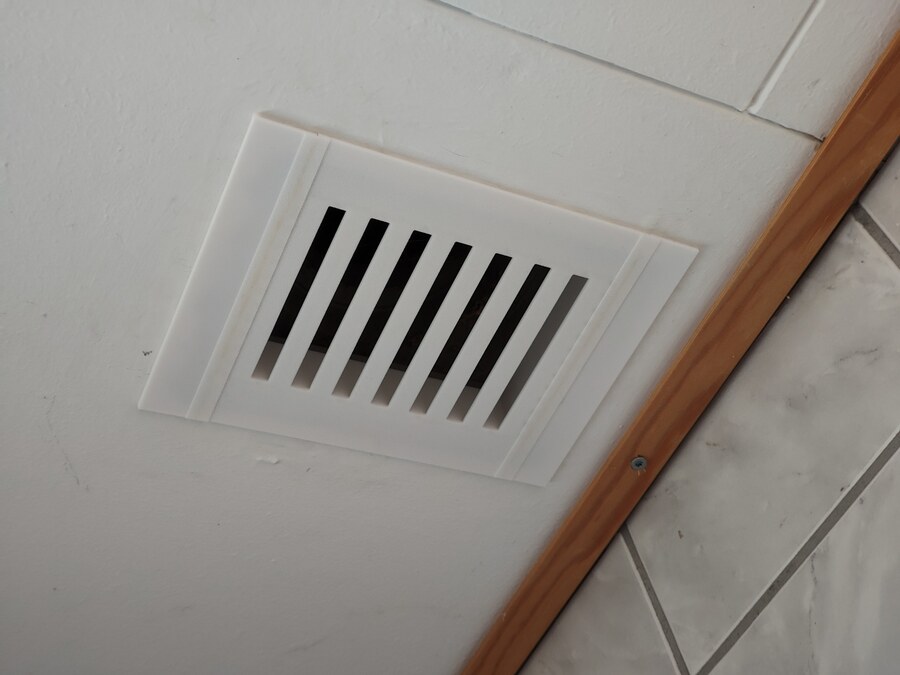 First modest success

It's hard to describe how filthy and disgusting a ventilation hatch in the bathroom was. I thought I could easily replace it with a newer one, but it turned out that the modern standard-size hatch doesn't fit the older frame. After wasting hours trying to figure out how to fit the hatch into the frame, I decided to just 3D print my own design. As my 3D printer can't handle larger prints, I had to split the design into several parts, and then glue them together. Not the most elegant solution, but it will do for now.