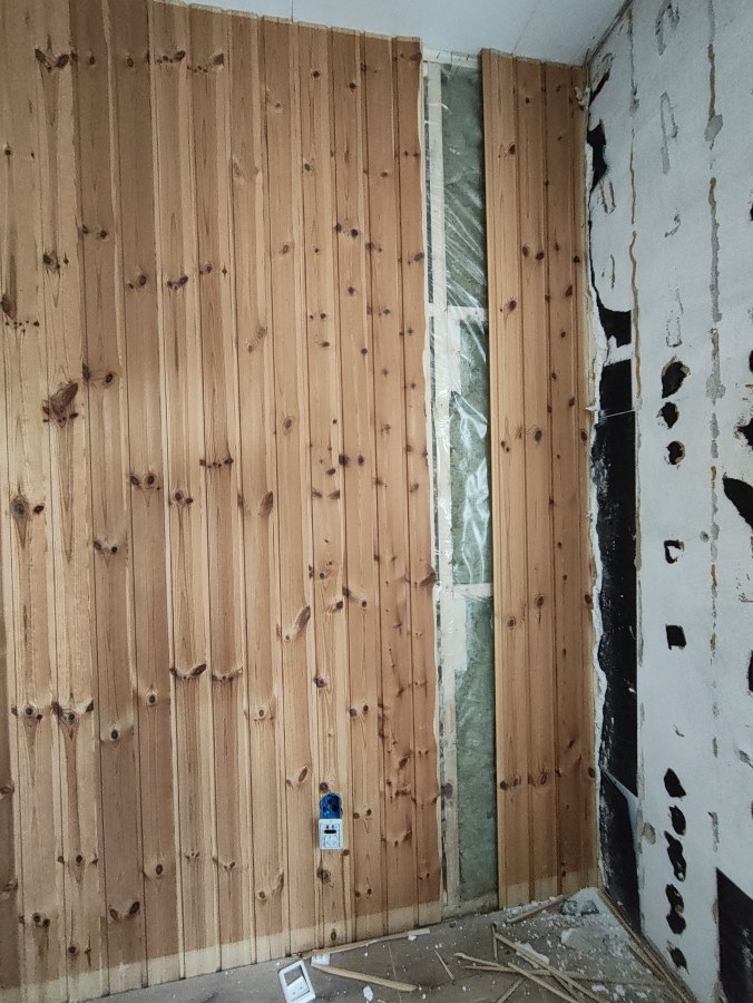 And now onto the wooden wall.